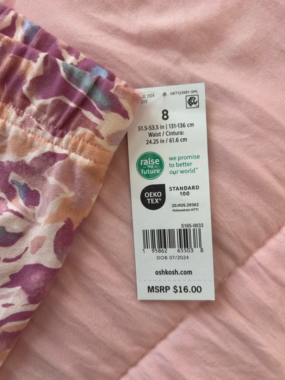 OshKosh B'gosh Floral Print Girls' Leggings